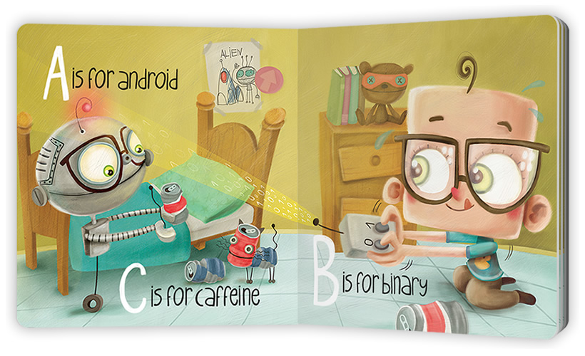 My Little Geek - Spread ABC Page