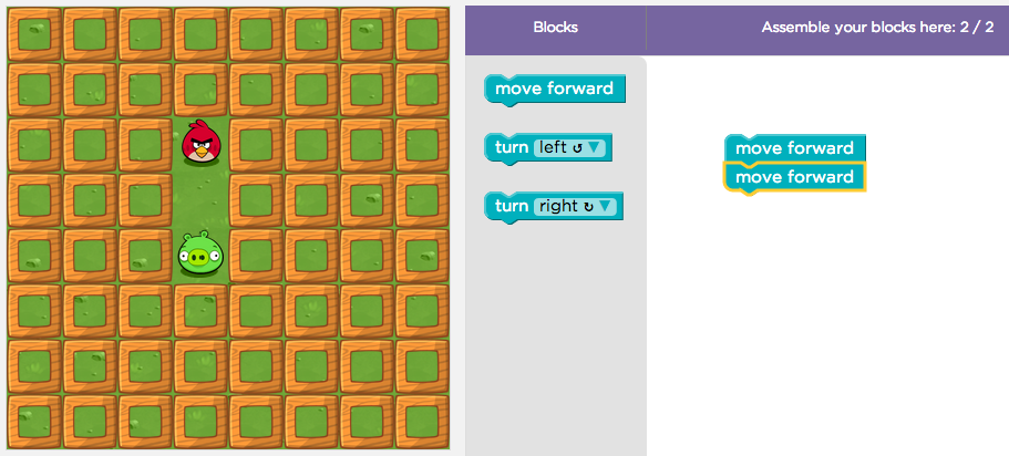 Code.org + Angry Birds